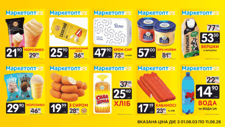 Акції в Маркетопт із 01.06 по 11.06.26