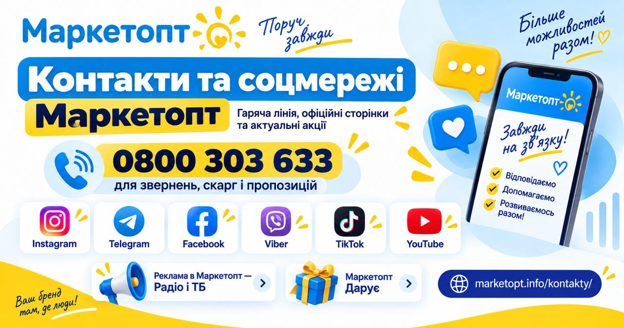 Маркетопт Дарує — конкурси та промоактивації